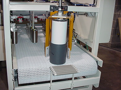 Custom Puck Unloader Conveyor Machine