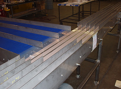 Stainless Steel Six Lane Conveyor