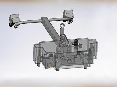 Clamp Fixture Engineering Render