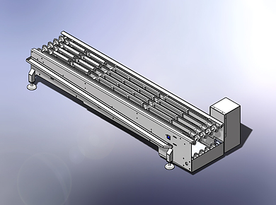 Filler Conveyor Engineering Render