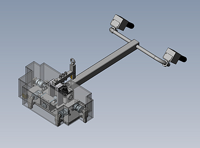 Pneumatic End Effector Engineering Render