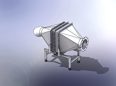 Pre Heater Assembly Engineer Rendering 