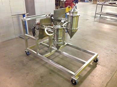 Custom Stainless Tubing Cart