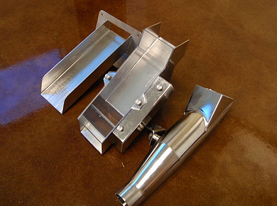 Custom Reject Chute with Nozzle Fabrication