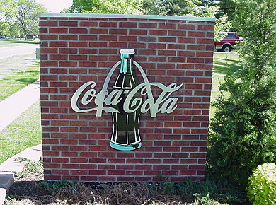 Custom Coca Cola Sign