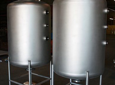 Two Stainless Steel Tanks
