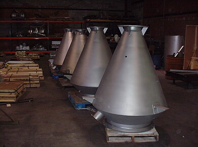 Stainless Steel Surge Bins