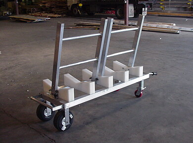 Custom Granite Handling Cart