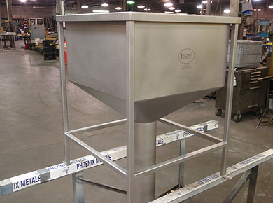 Custom Stainless Hopper