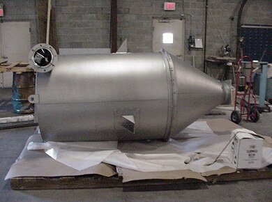 Polished Stainless Steel Large Volume Surge TankBin