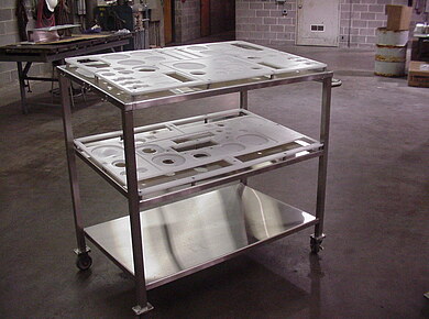 Stainless Parts Cart
