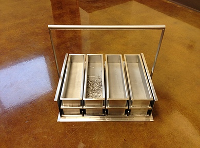 Custom Stainless Rinsing Rack 