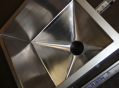 Custom Stainless Sanitary Transition Hopper 