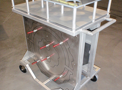 Custom Stainless Spare Parts Cart