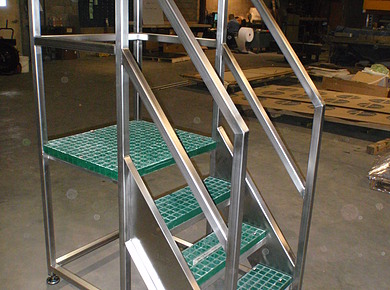 Custom Stainless Steel Staircase 