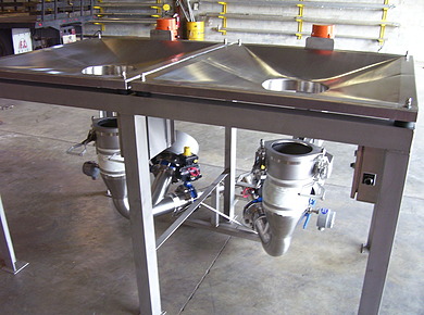 Custom Stainless Tandem Bulk Bag Frame 