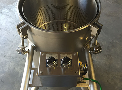 Custom Automated Stainless Wine Press Tank