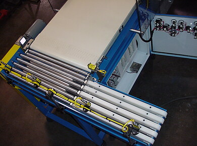 Battery Orienting Conveyor System Machine