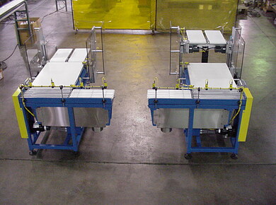 Battery Orienting Conveyor System Machine