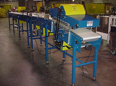 Bag Flattening Conveyor System Machine