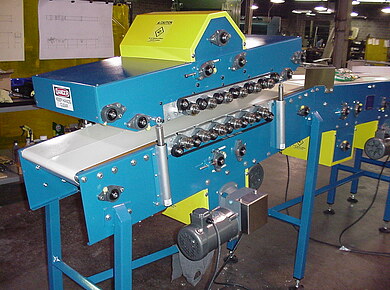 Bag Flattening Conveyor System Machine
