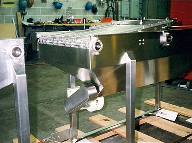 Custom Sanitary Conveyor - Wire Belt Machine