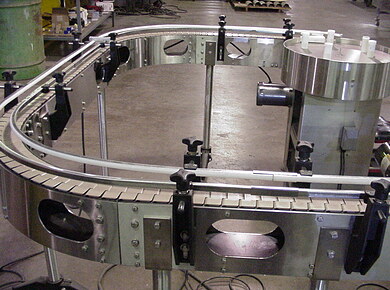Custom Stainless Vial Conveyor Machine